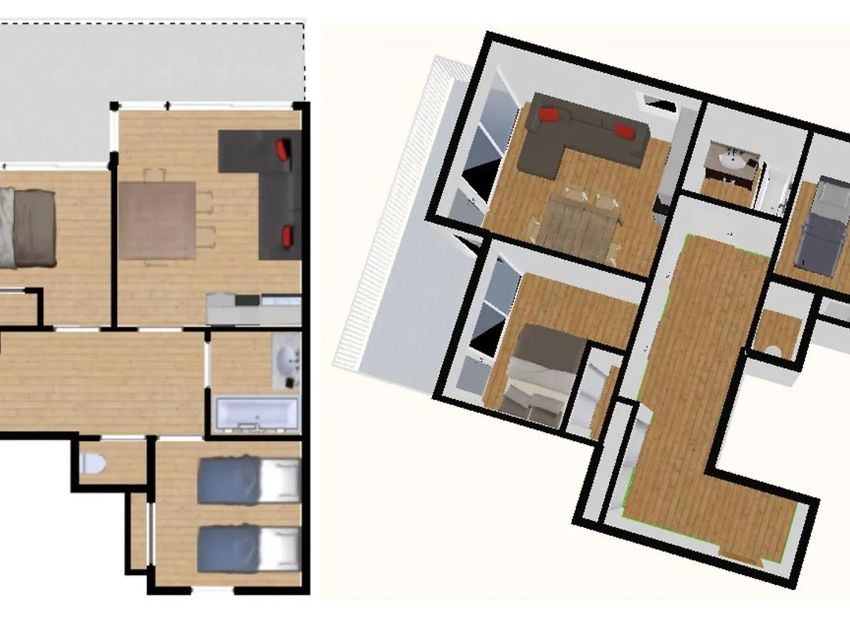 Charmant 3 Pieces Avec Balcon, Vue, Et Wifi A Val-D'Isere - Fr-1-694-201 Francie
